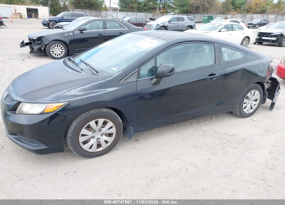 2012 HONDA CIVIC LX VIN: 2HGFG3B56CH547971