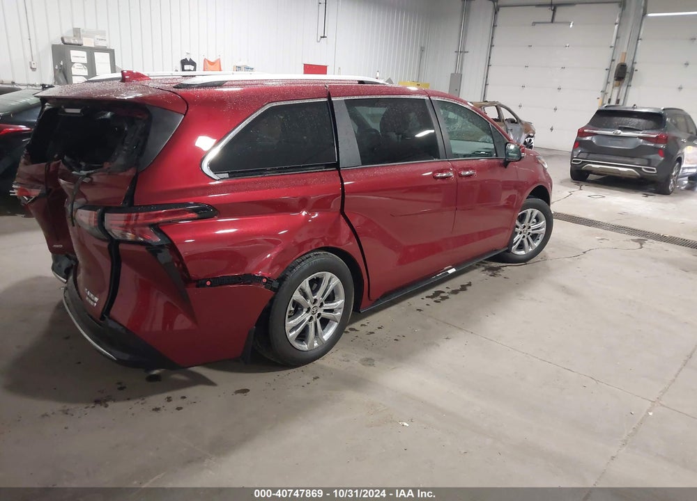 2022 TOYOTA SIENNA PLATINUM VIN: 5TDESKFC9NS055256
