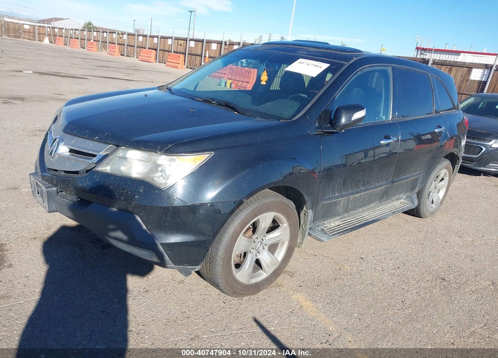 2009 ACURA MDX SPORT PACKAGE VIN: 2HNYD28889H515294