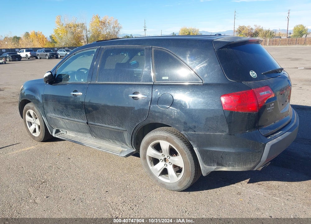 2009 ACURA MDX SPORT PACKAGE VIN: 2HNYD28889H515294