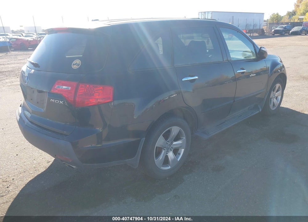2009 ACURA MDX SPORT PACKAGE VIN: 2HNYD28889H515294