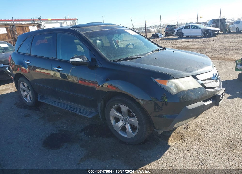 2009 ACURA MDX SPORT PACKAGE VIN: 2HNYD28889H515294