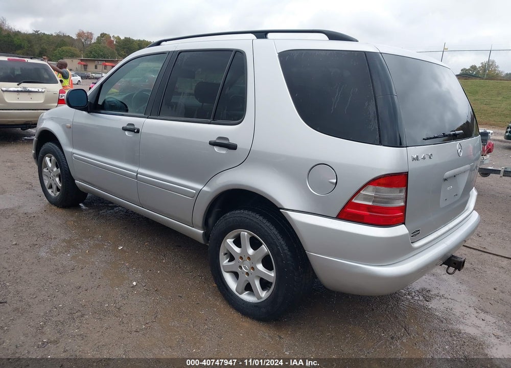 1999 MERCEDES-BENZ ML 430 VIN: 4JGAB72E7XA074919