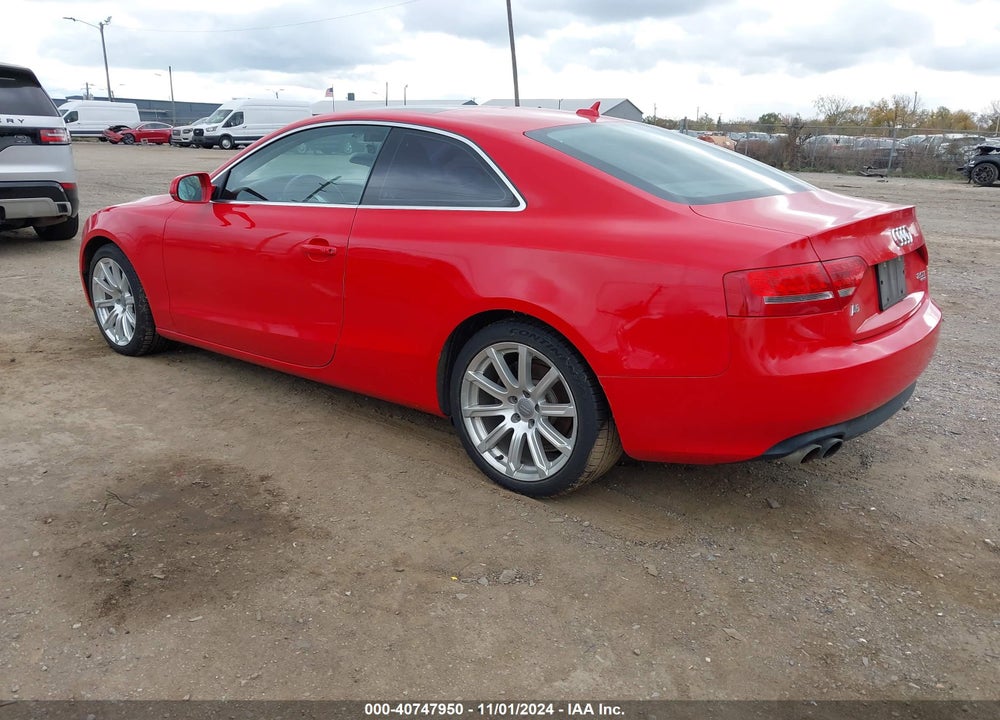 2011 AUDI A5 2.0T PREMIUM VIN: WAURFAFR4BA023356