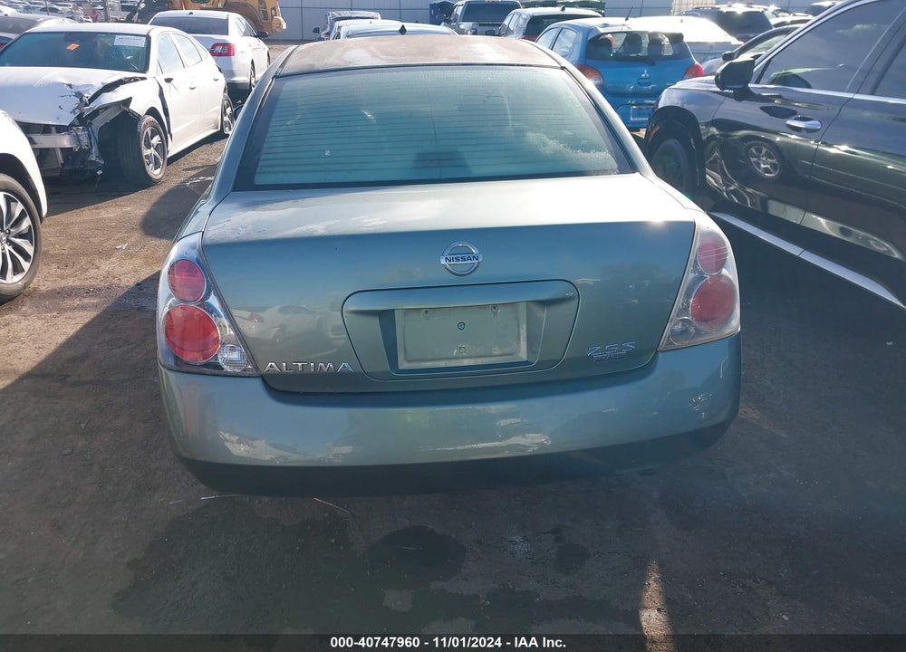 2006 NISSAN ALTIMA 2.5 S VIN: 1N4AL11D46N394798