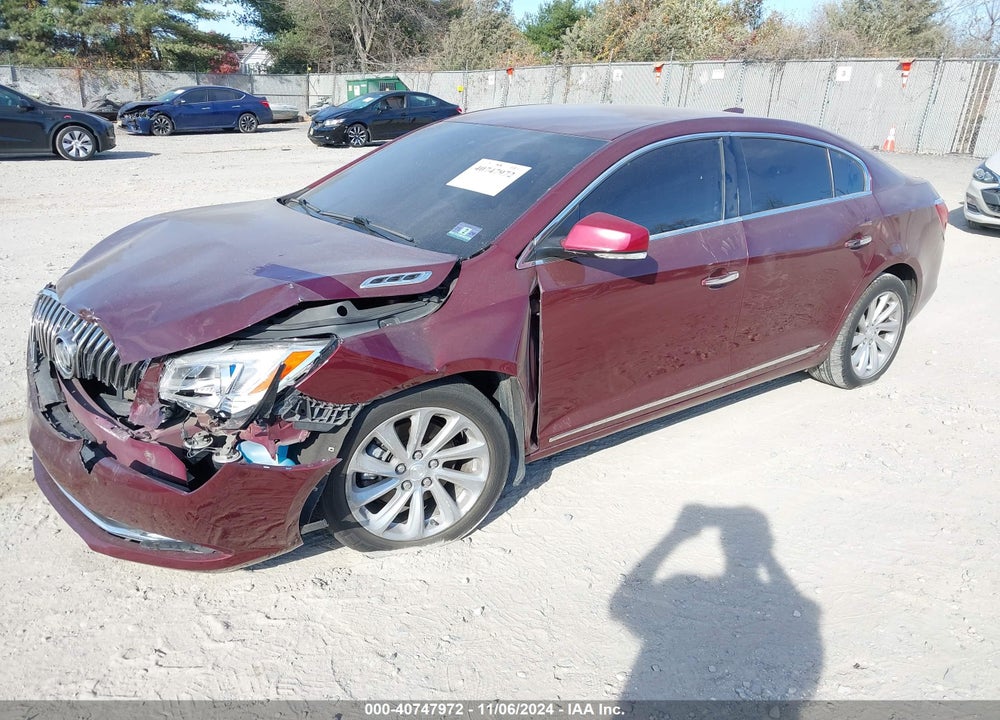 2016 BUICK LACROSSE LEATHER VIN: 1G4GB5G38GF195385