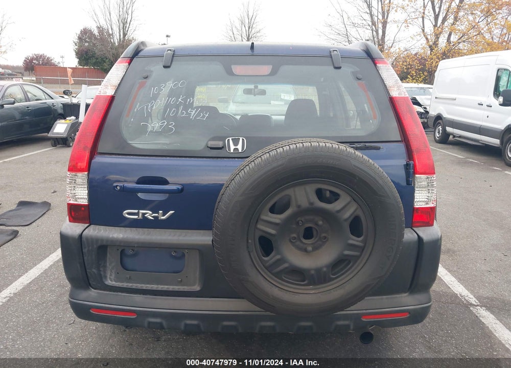 2005 HONDA CR-V LX VIN: JHLRD78595C047993