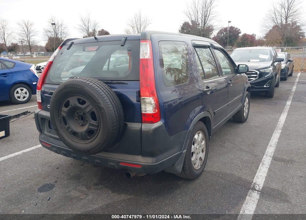 2005 HONDA CR-V LX VIN: JHLRD78595C047993