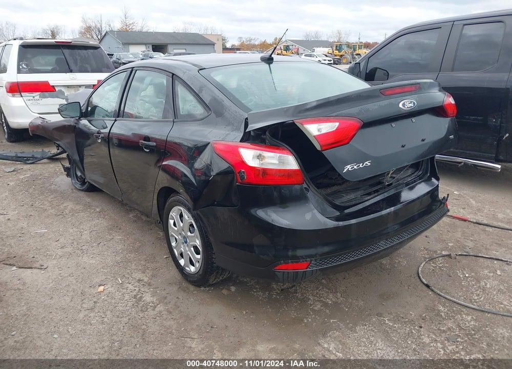 2012 FORD FOCUS SE VIN: 1FAHP3F29CL293690