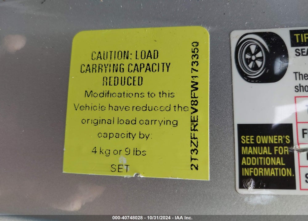 2015 TOYOTA RAV4 LE VIN: 2T3ZFREV8FW173350