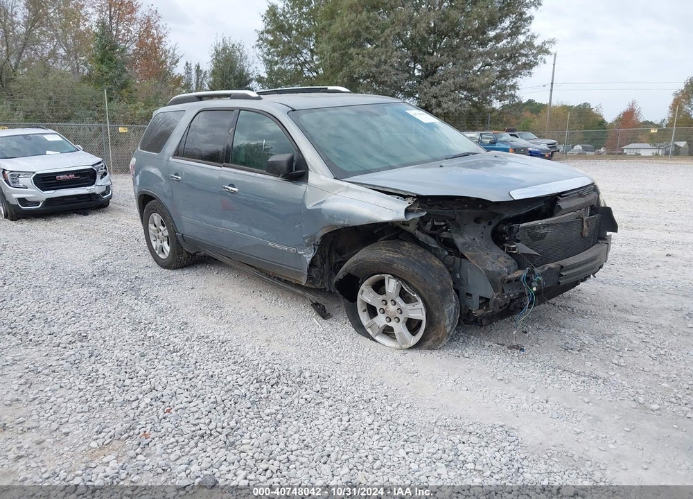 2007 GMC ACADIA SLE-1 VIN: 1GKER13747J161230