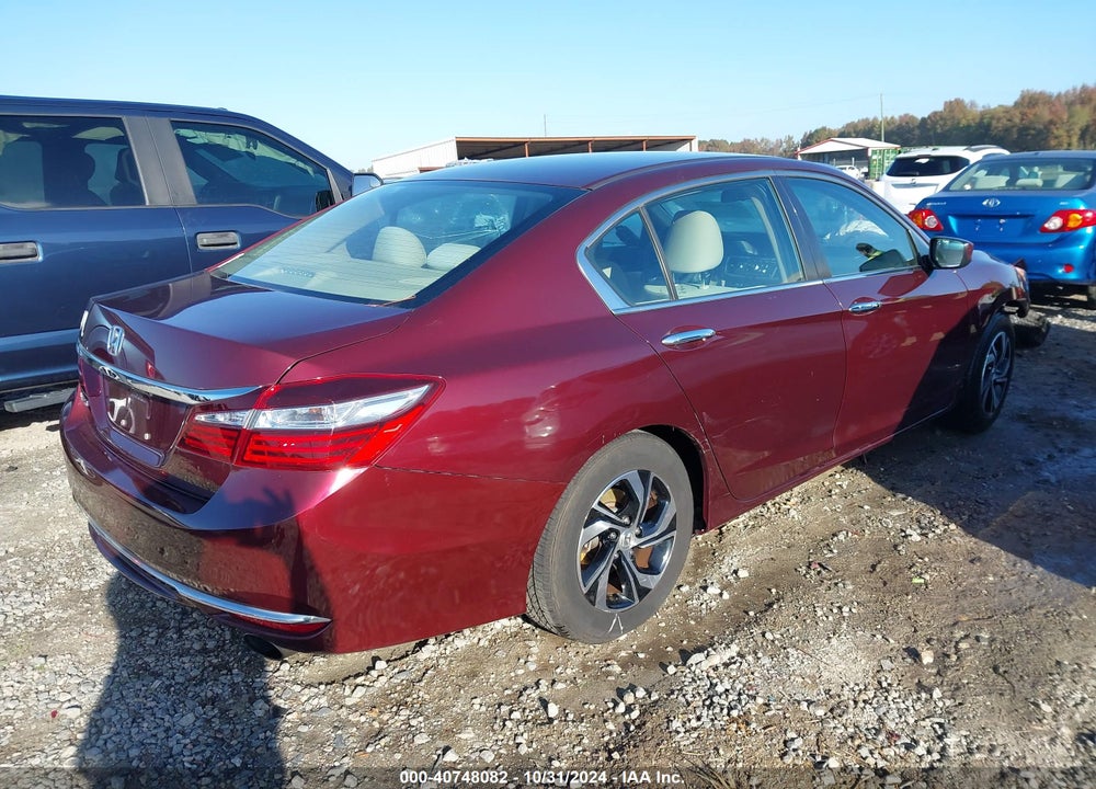 2016 HONDA ACCORD LX VIN: 1HGCR2F38GA224784