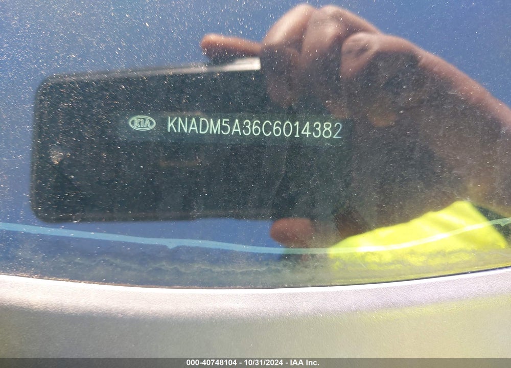 2012 KIA RIO5 LX VIN: KNADM5A36C6014382