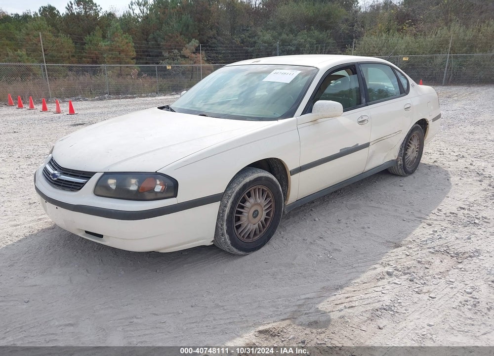 2002 CHEVROLET IMPALA VIN: 2G1WF55E429122050