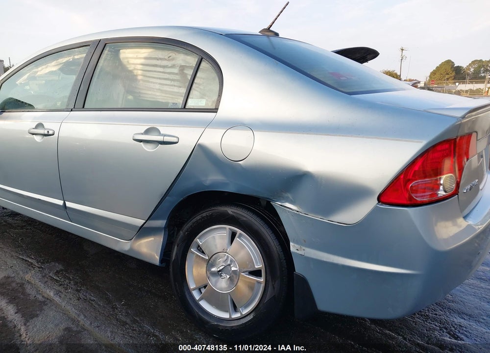 2008 HONDA CIVIC HYBRID VIN: JHMFA36218S010231