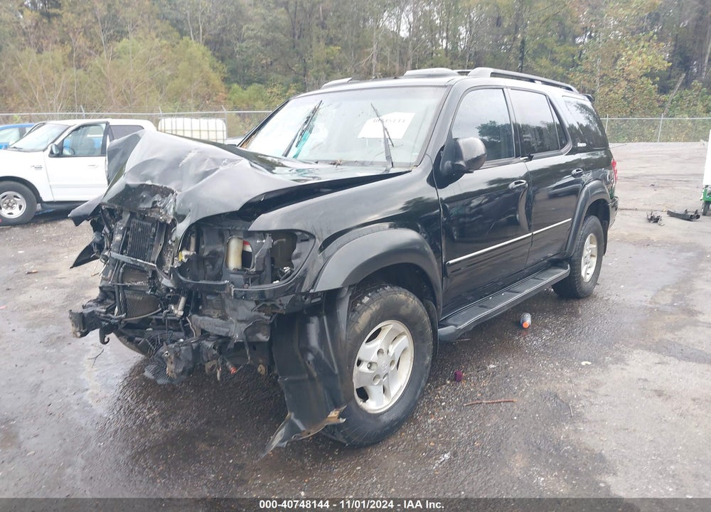 2002 TOYOTA SEQUOIA LIMITED V8 VIN: 5TDZT38A42S083932