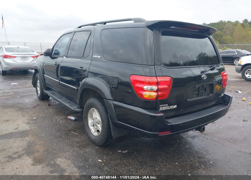 2002 TOYOTA SEQUOIA LIMITED V8 VIN: 5TDZT38A42S083932