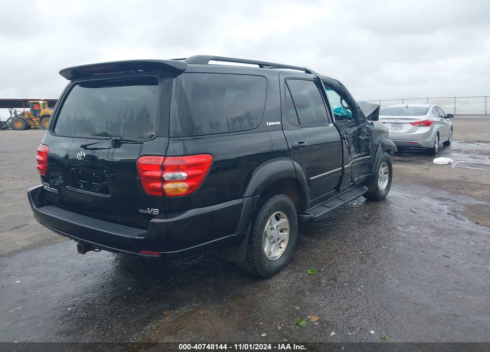 2002 TOYOTA SEQUOIA LIMITED V8 VIN: 5TDZT38A42S083932