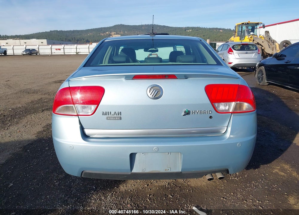 2010 MERCURY MILAN HYBRID VIN: 3MEDM0L32AR631053