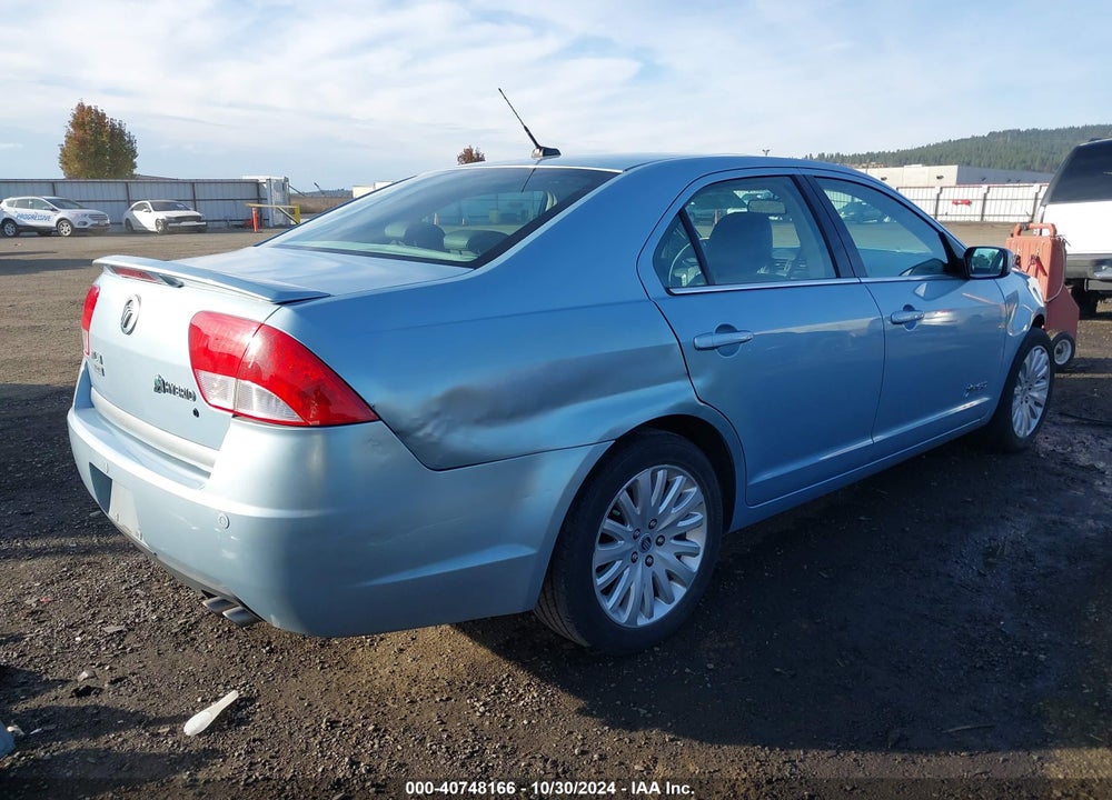 2010 MERCURY MILAN HYBRID VIN: 3MEDM0L32AR631053
