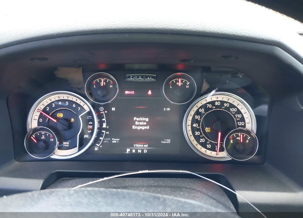 2013 RAM 1500 BIG HORN VIN: 1C6RR6GTXDS700383