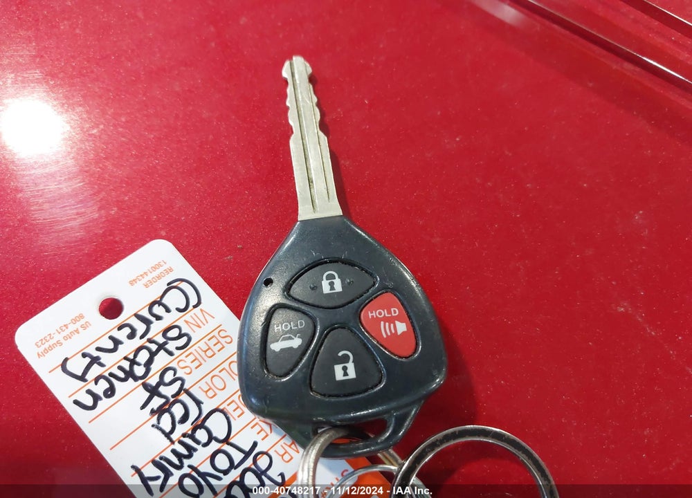 2009 TOYOTA CAMRY LE VIN: 4T1BE46KX9U298861