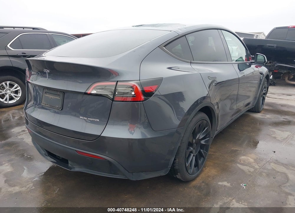 2021 TESLA MODEL Y LONG RANGE DUAL MOTOR ALL-WHEEL DRIVE VIN: 5YJYGAEE9MF207812