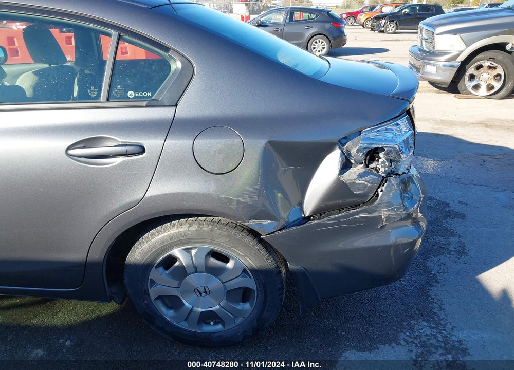 2012 HONDA CIVIC HYBRID VIN: JHMFB4F26CS004016