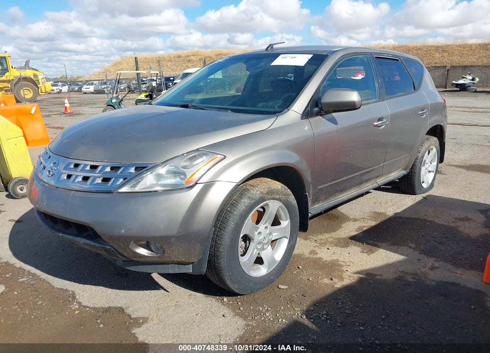 2004 NISSAN MURANO SL VIN: JN8AZ08T64W201479