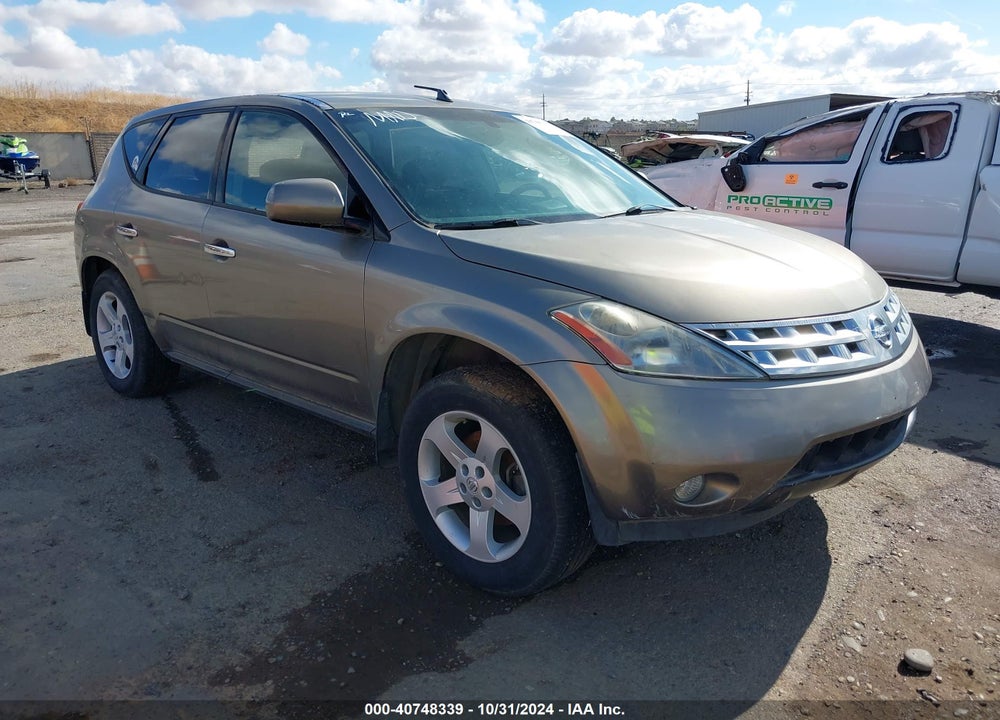 2004 NISSAN MURANO SL VIN: JN8AZ08T64W201479
