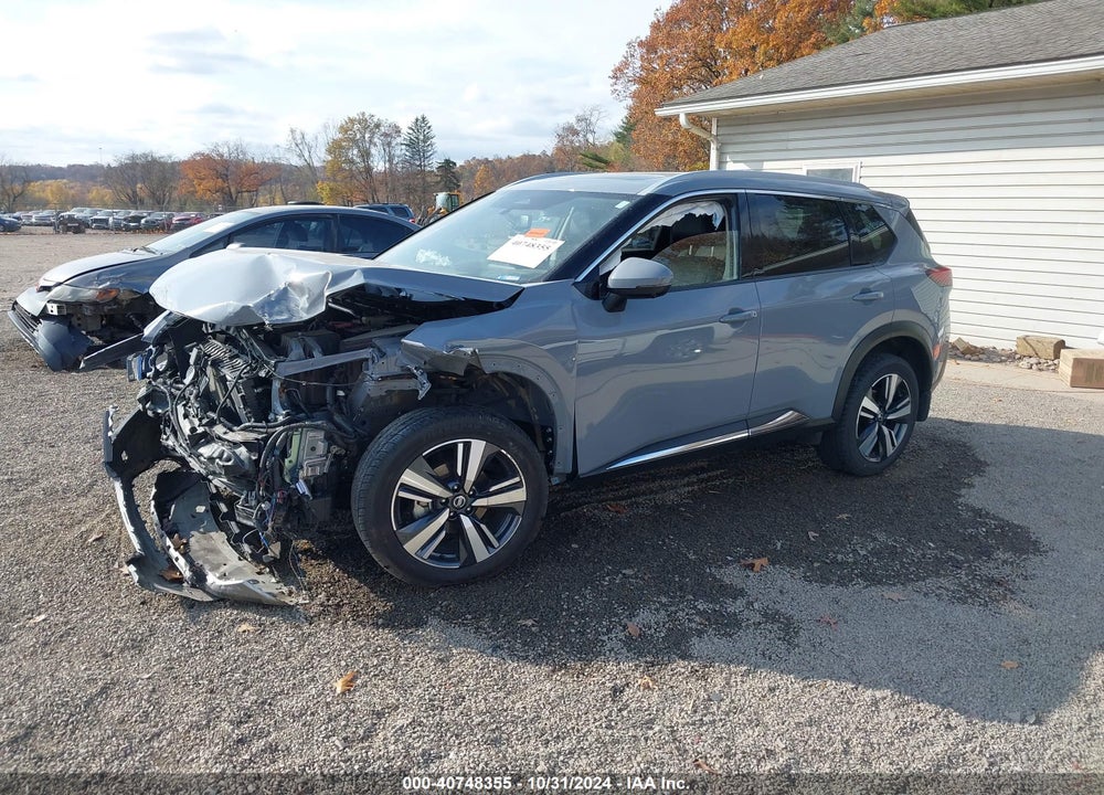 2021 NISSAN ROGUE PLATINUM INTELLIGENT AWD VIN: JN8AT3DD4MW320827