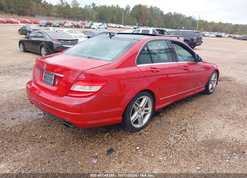 2008 MERCEDES-BENZ C 300 LUXURY/SPORT VIN: WDDGF54X48R036871