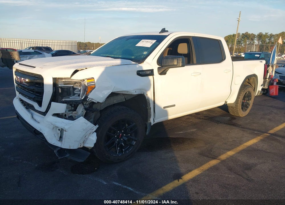 2020 GMC SIERRA 1500 4WD SHORT BOX ELEVATION VIN: 3GTU9CED3LG386188