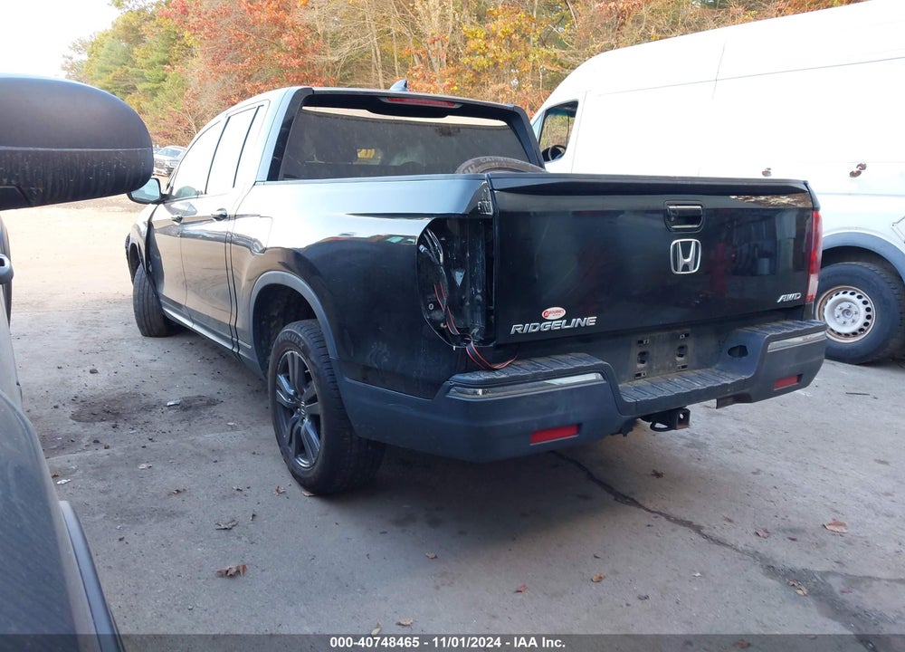 2019 HONDA RIDGELINE SPORT VIN: 5FPYK3F15KB040813