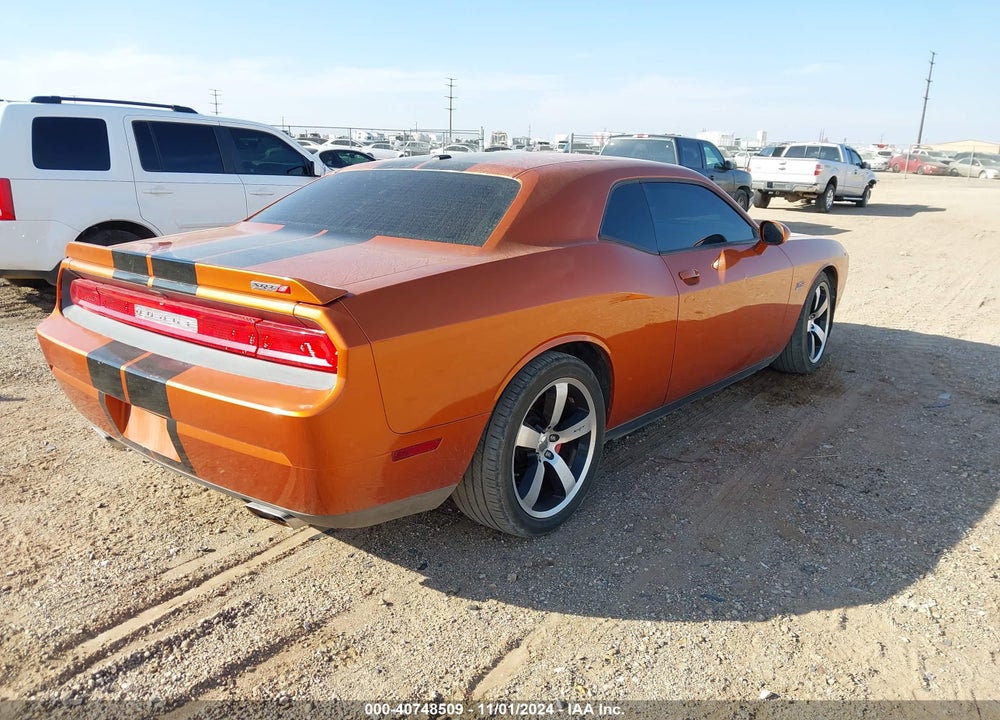 2011 DODGE CHALLENGER SRT8 VIN: 2B3CJ7DJ7BH563732