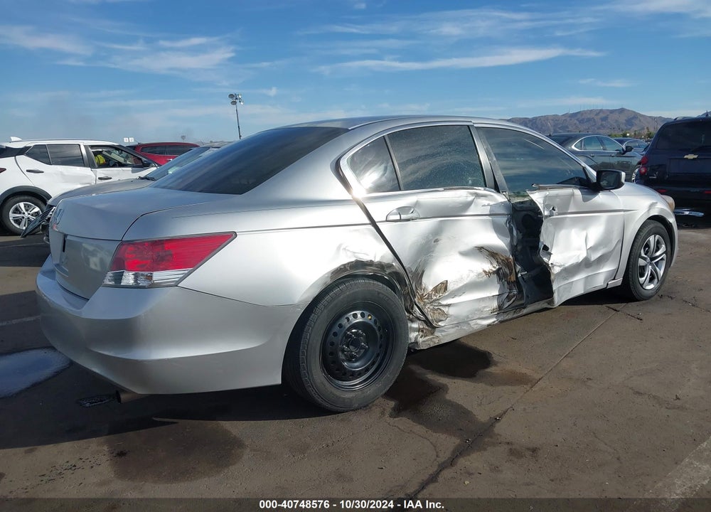 2008 HONDA ACCORD 2.4 LX VIN: JHMCP263X8C045736