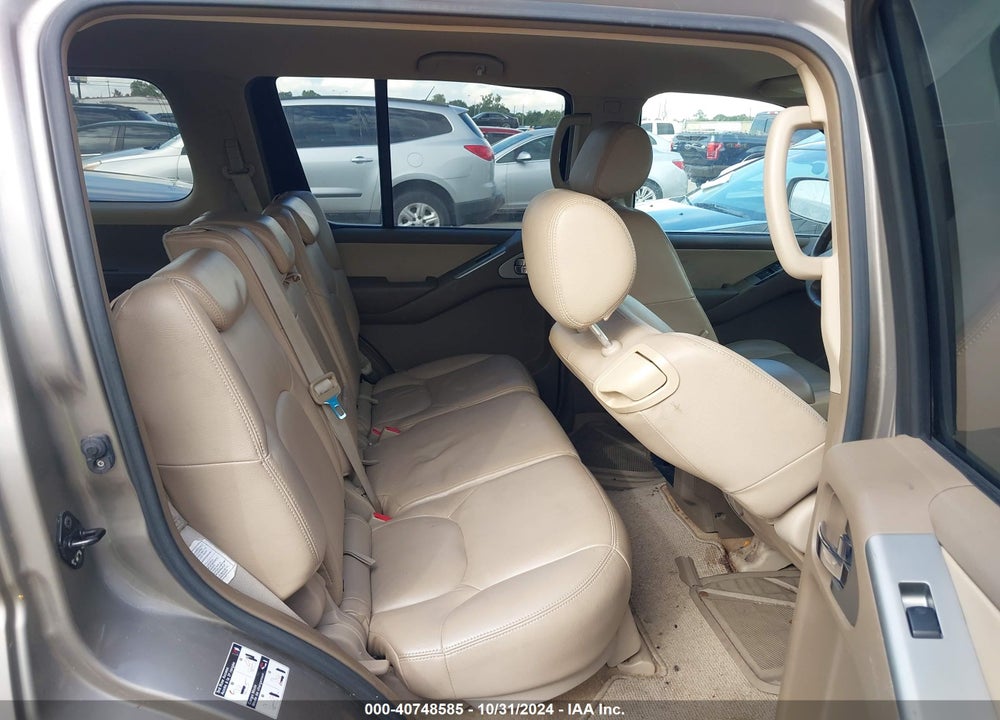 2007 NISSAN PATHFINDER SE VIN: 5N1AR18U67C601425
