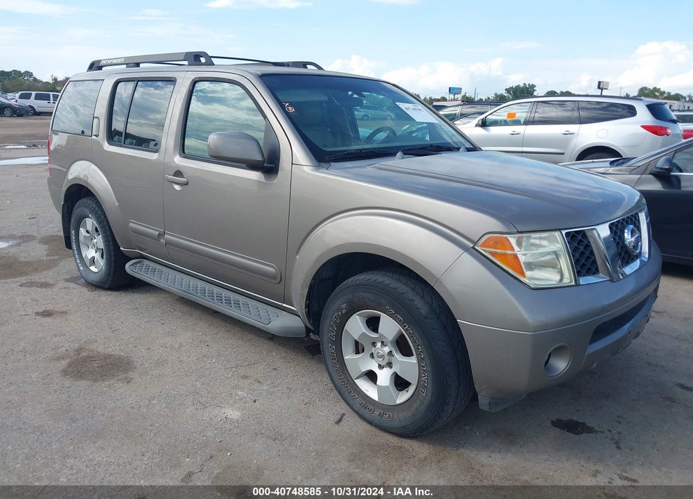 2007 NISSAN PATHFINDER SE VIN: 5N1AR18U67C601425