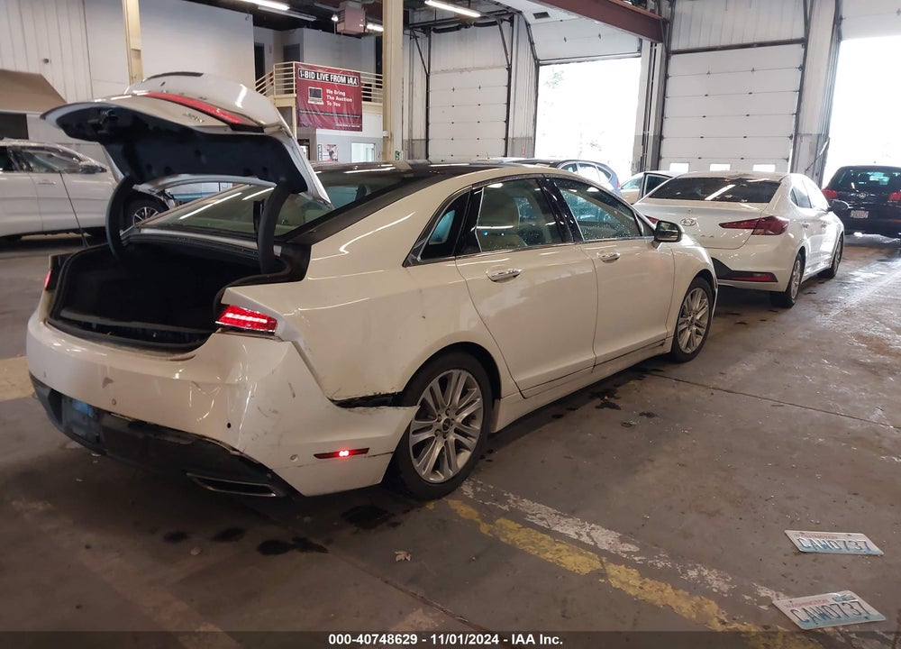 2013 LINCOLN MKZ HYBRID VIN: 3LN6L2LU4DR808333