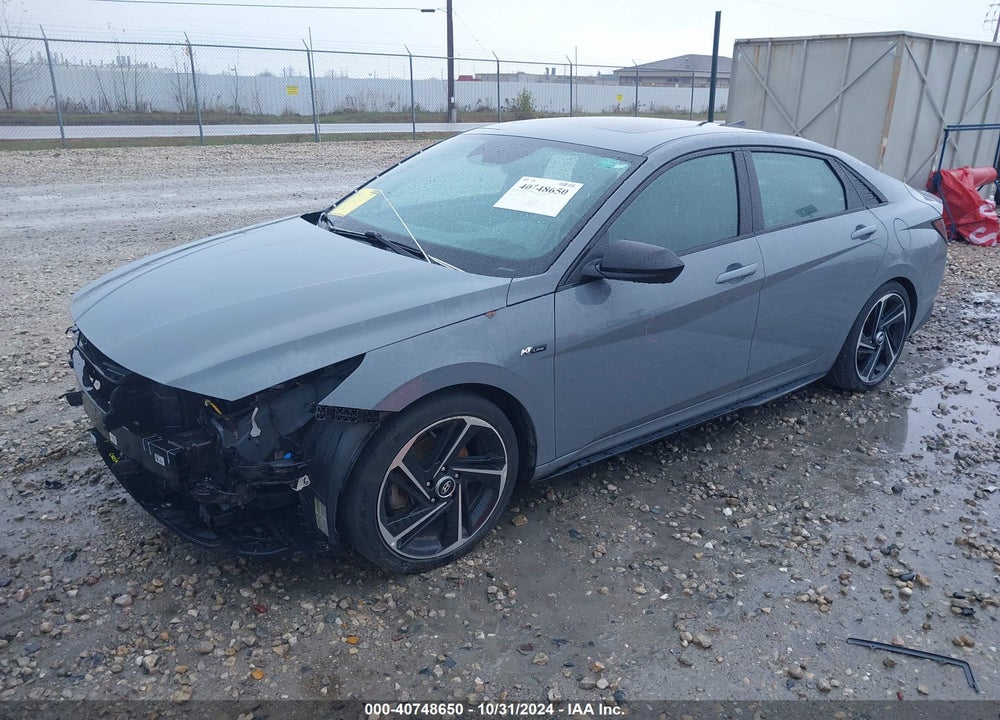 2021 HYUNDAI ELANTRA N LINE VIN: KMHLR4AF9MU188542
