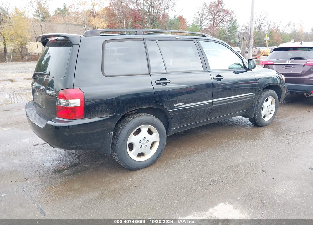 2006 TOYOTA HIGHLANDER LIMITED V6 VIN: JTEEP21A560177135