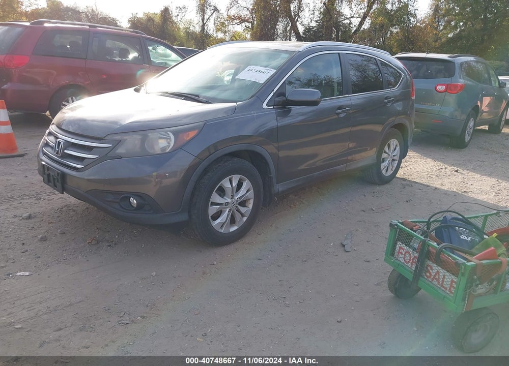 2012 HONDA CR-V EX-L VIN: 2HKRM4H74CH605005