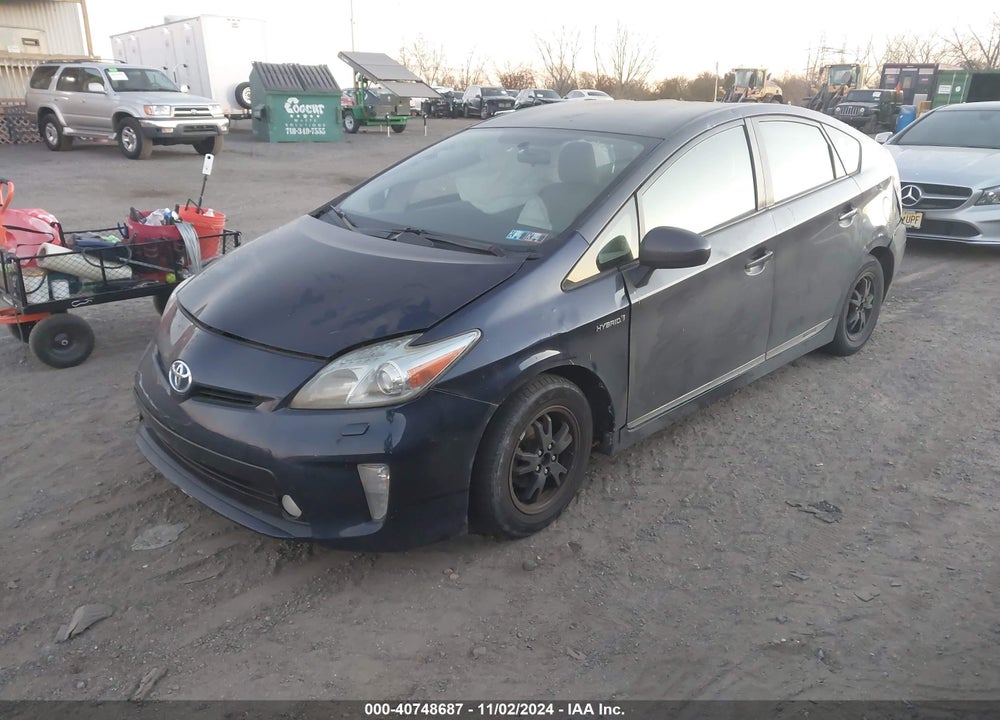 2012 TOYOTA PRIUS THREE VIN: JTDKN3DU0C1509402