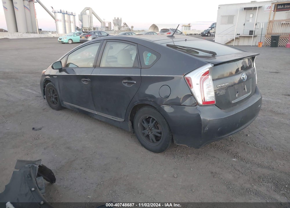 2012 TOYOTA PRIUS THREE VIN: JTDKN3DU0C1509402
