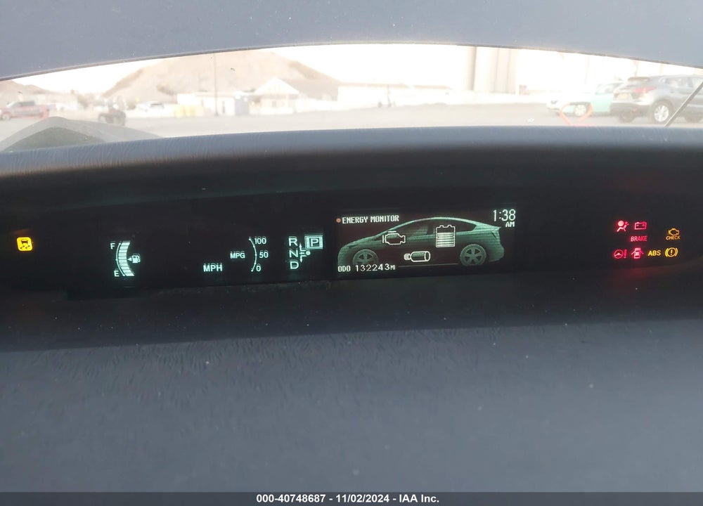 2012 TOYOTA PRIUS THREE VIN: JTDKN3DU0C1509402