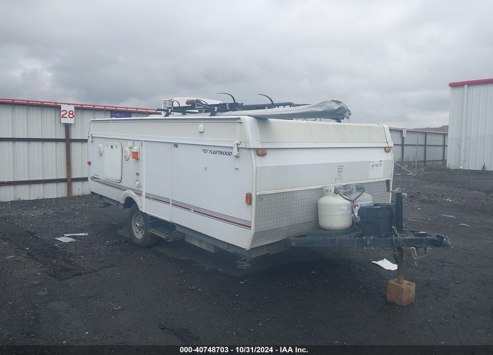 2008 FLEETWOOD SARATOGA TENT TRAILER VIN: 4CG635G1687209521