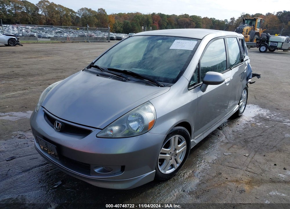 2008 HONDA FIT SPORT VIN: JHMGD386X8S001359