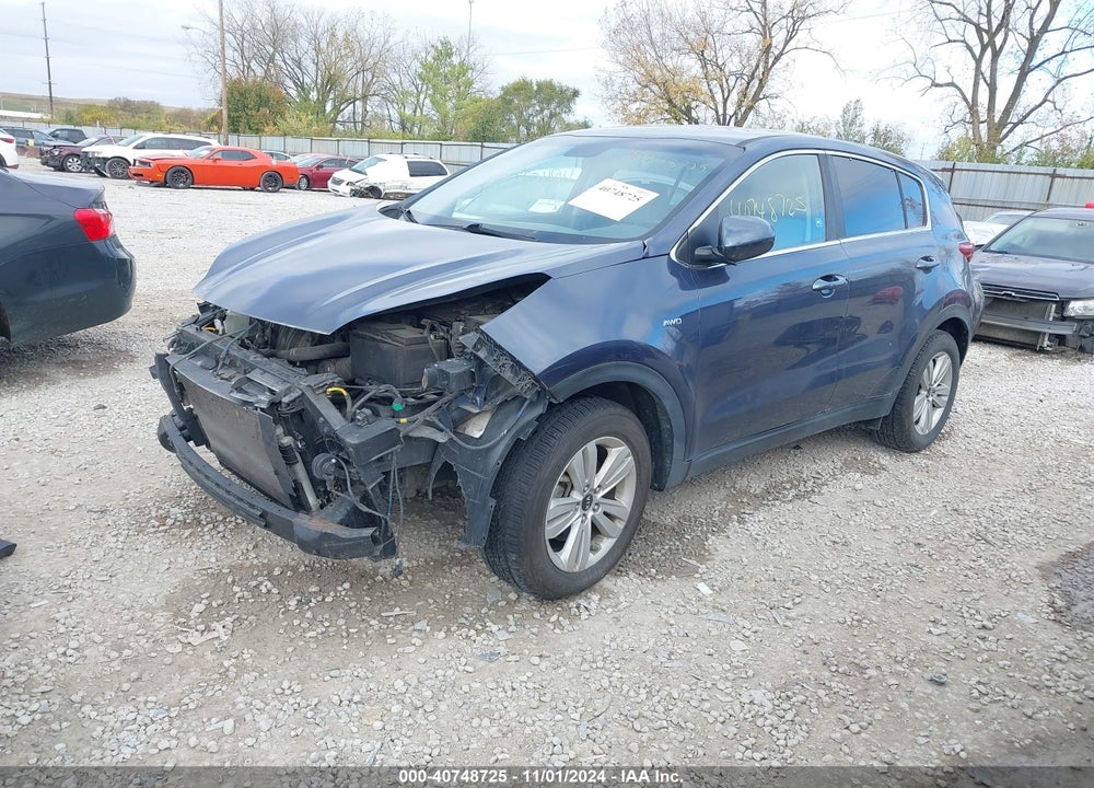 2017 KIA SPORTAGE LX VIN: KNDPMCAC6H7218492