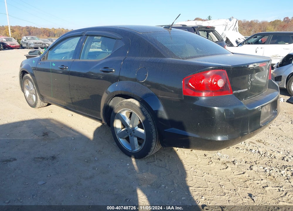 2012 DODGE AVENGER SE VIN: 1C3CDZAB0CN232440