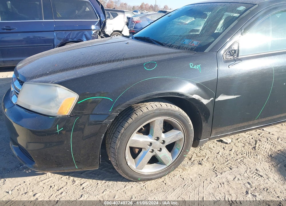 2012 DODGE AVENGER SE VIN: 1C3CDZAB0CN232440